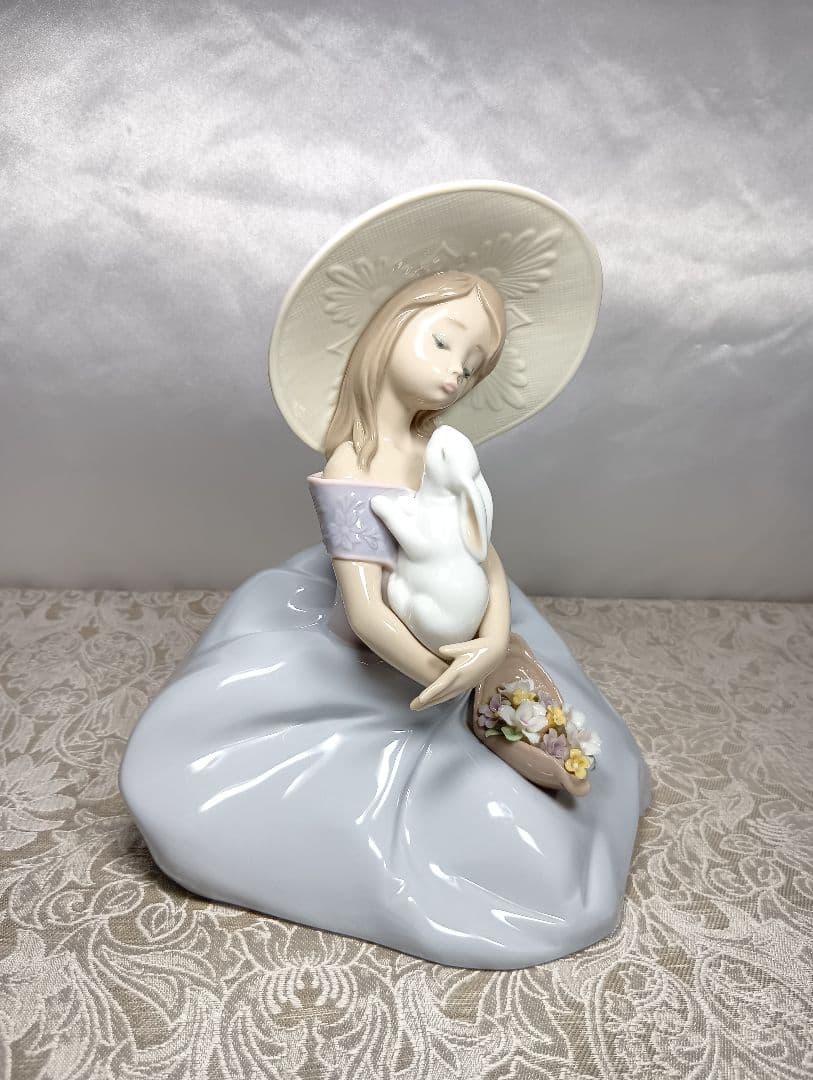 リヤドロ LLADRO バニーキッス No.6741 美品 希少 絶版