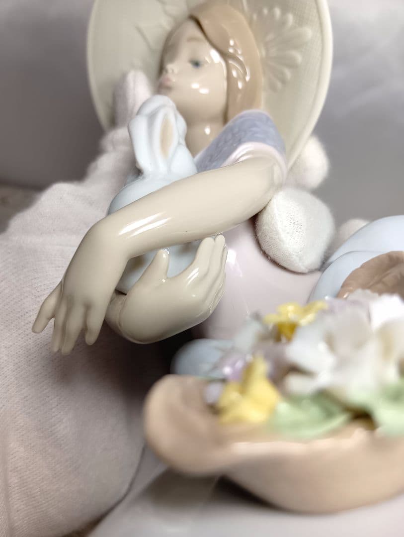 リヤドロ LLADRO バニーキッス No.6741 美品 希少 絶版
