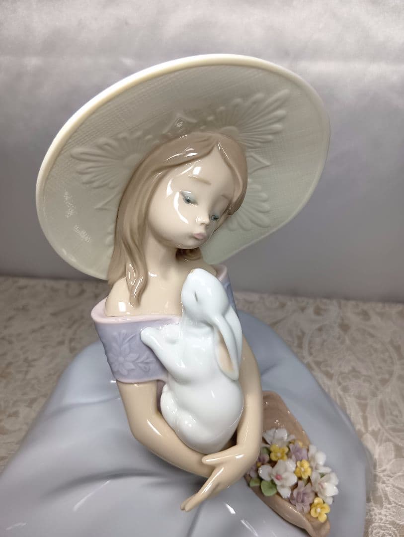 リヤドロ LLADRO バニーキッス No.6741 美品 希少 絶版