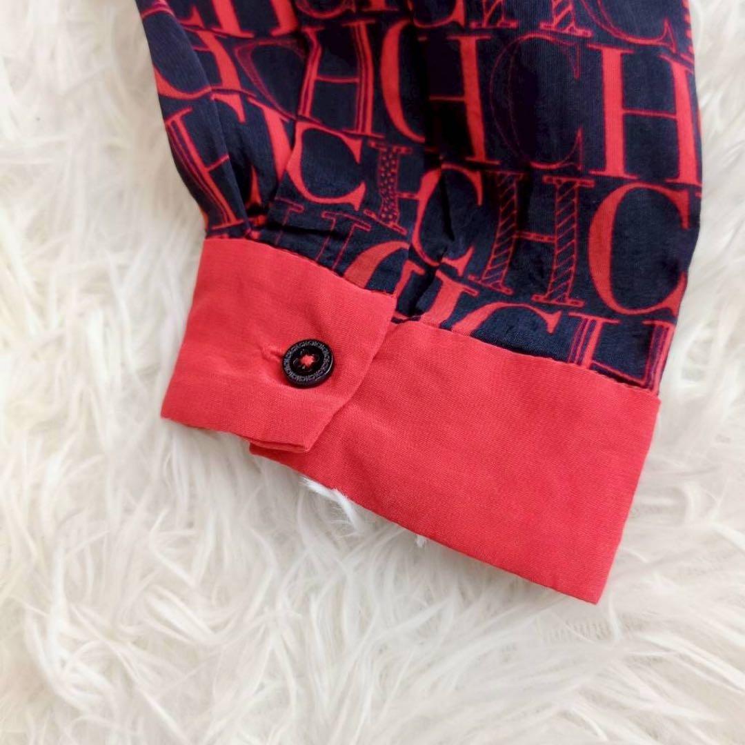 キャロリーナヘレラ ワンピース ロゴプリント 総柄 シンメトリー 6