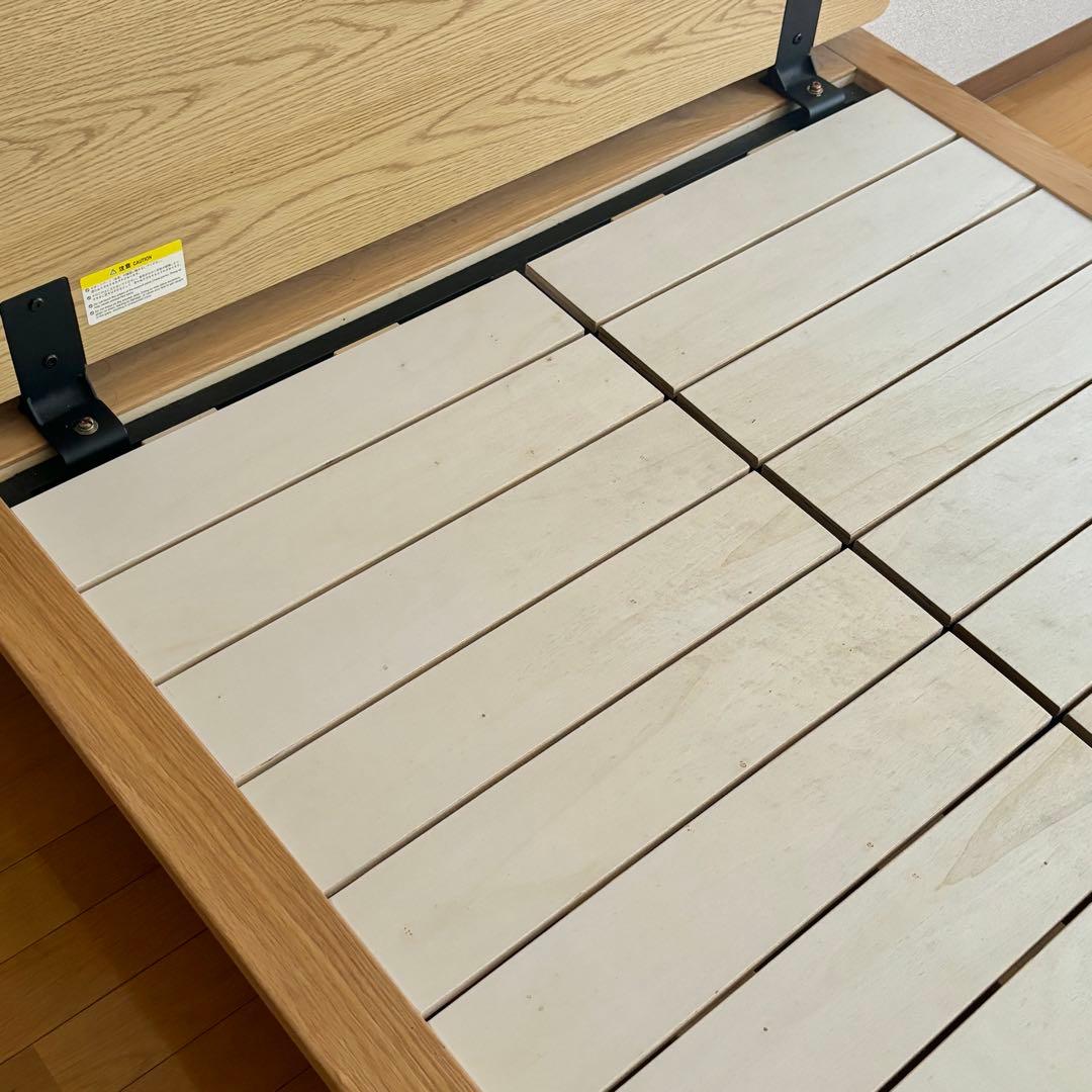 無印良品 木製 ベッドフレーム ヘッドボード セミダブル