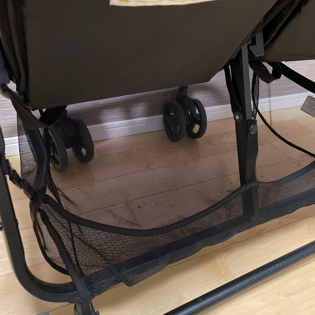 ココロンツイン　ベビーカー　レッド　双子　おまけつき