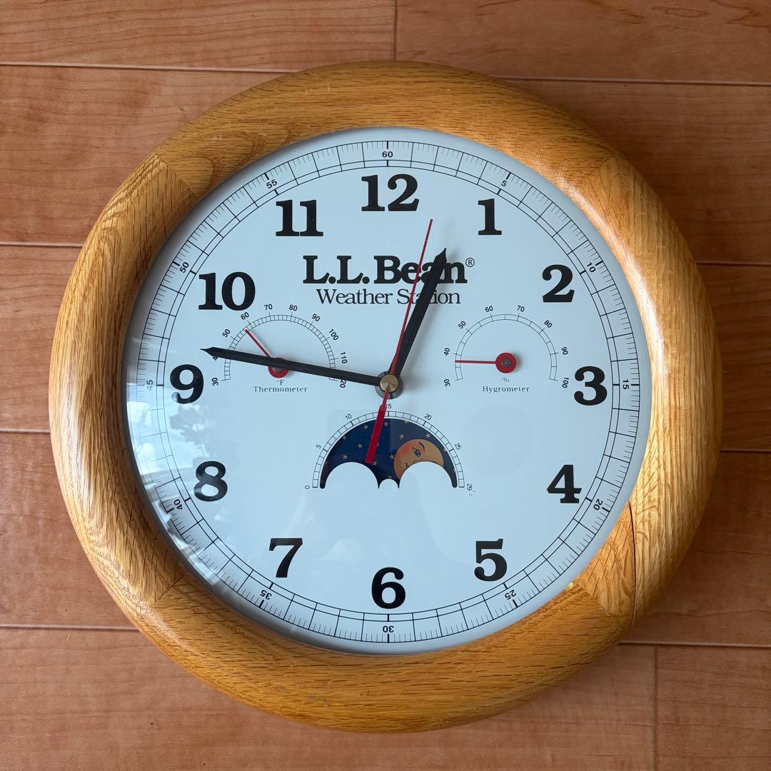 エルエルビーン サンビーム ウェザーステーションL.L.Bean 時計 温度計