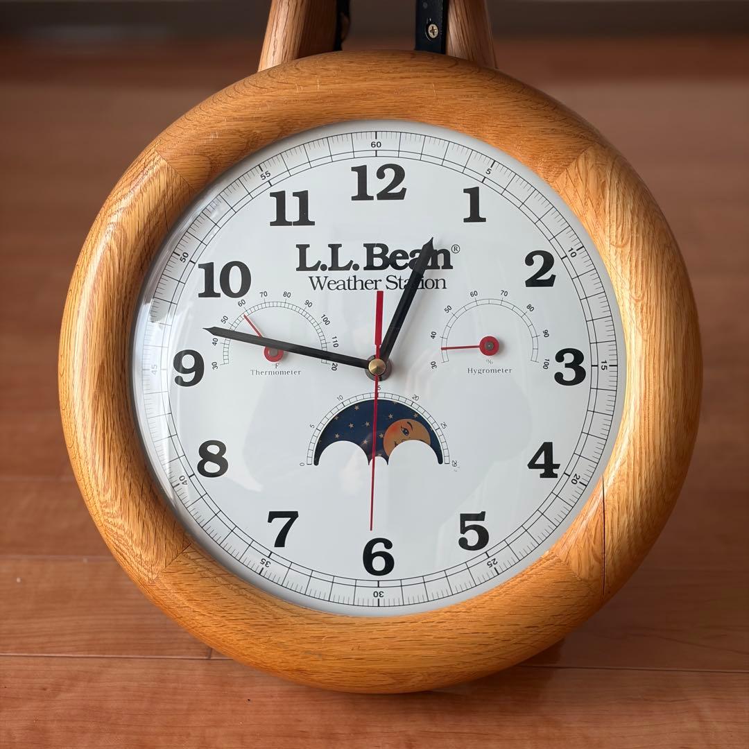 エルエルビーン サンビーム ウェザーステーションL.L.Bean 時計 温度計