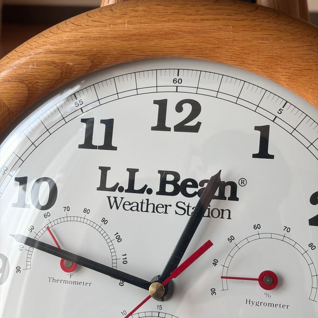エルエルビーン サンビーム ウェザーステーションL.L.Bean 時計 温度計