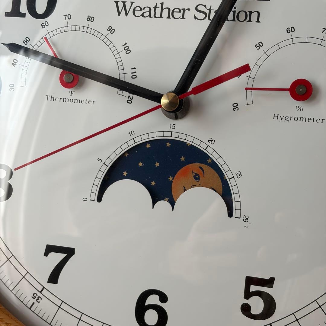 エルエルビーン サンビーム ウェザーステーションL.L.Bean 時計 温度計