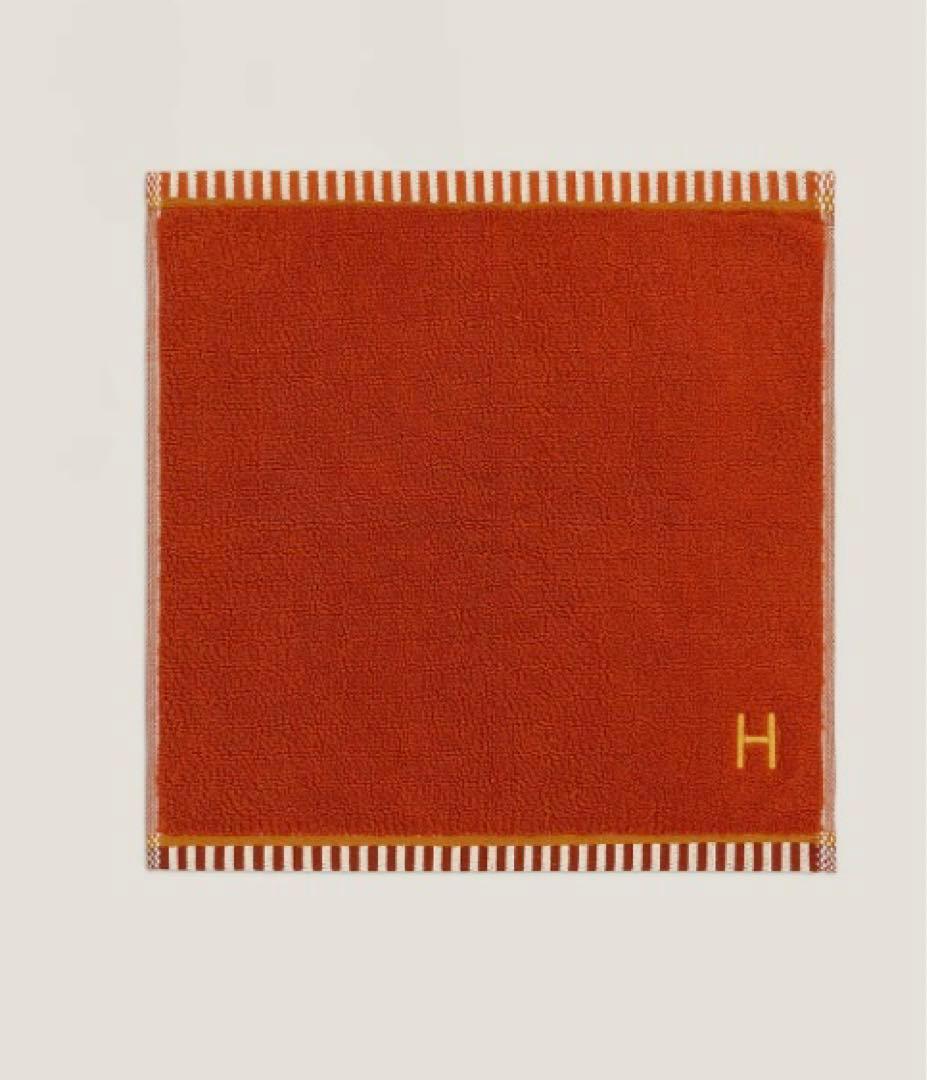 新品・未使用タグ付き エルメス　カレ・タオル 《ヴィス・ヴェルサ》
