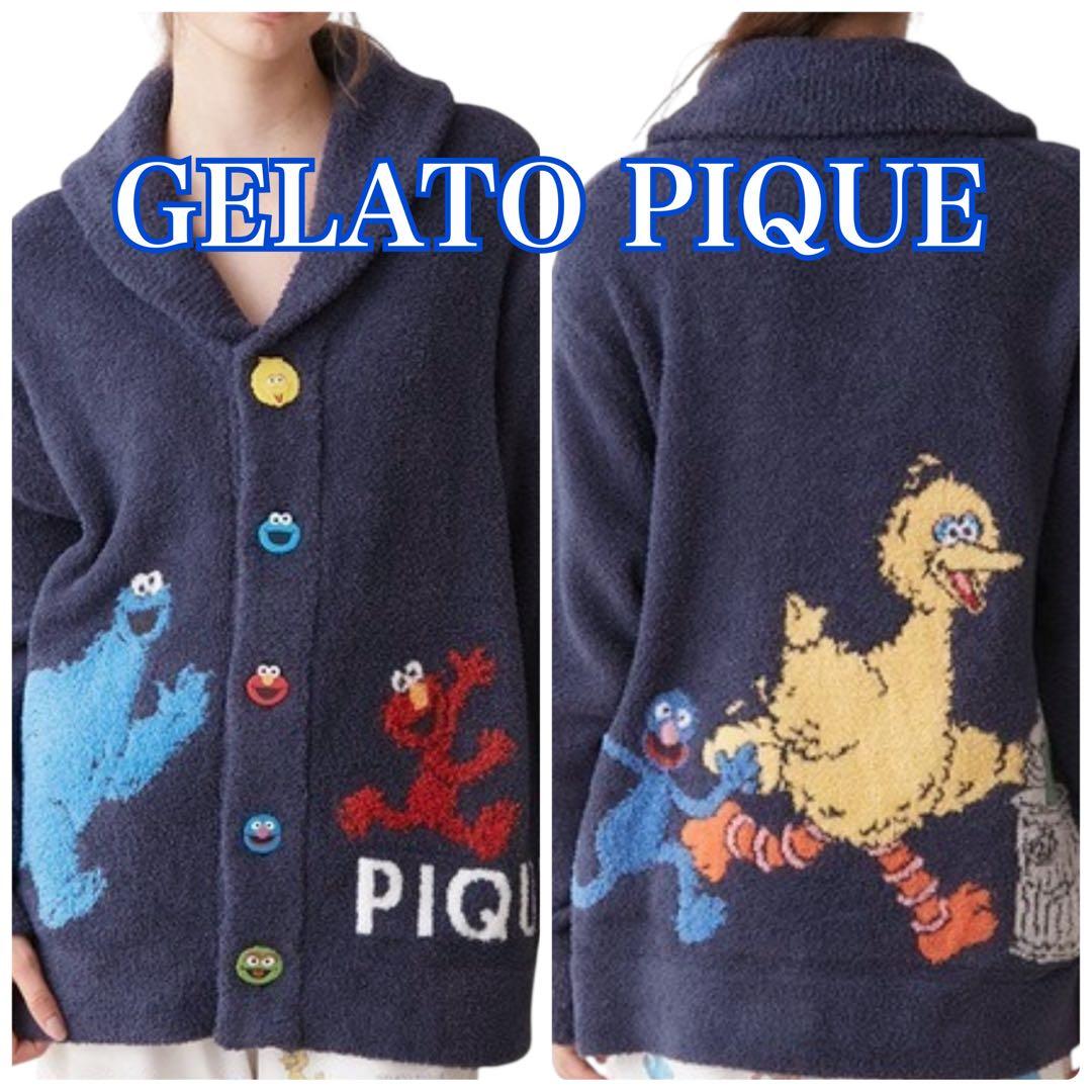 SESAME STREET × GELATO PIQUE カーディガン