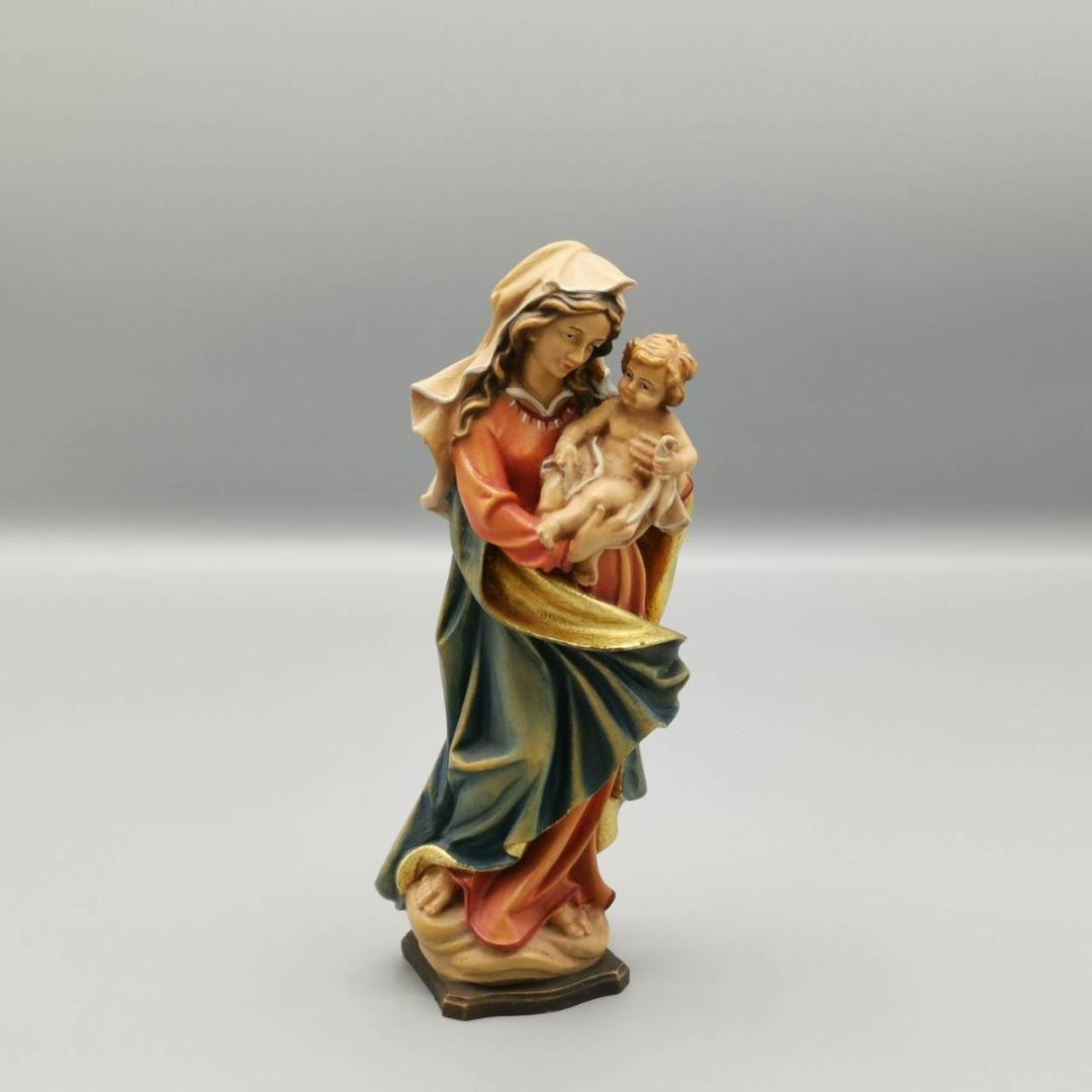 ドイツ製　木彫りアンティーク　聖母マリア像/Madonna and Child