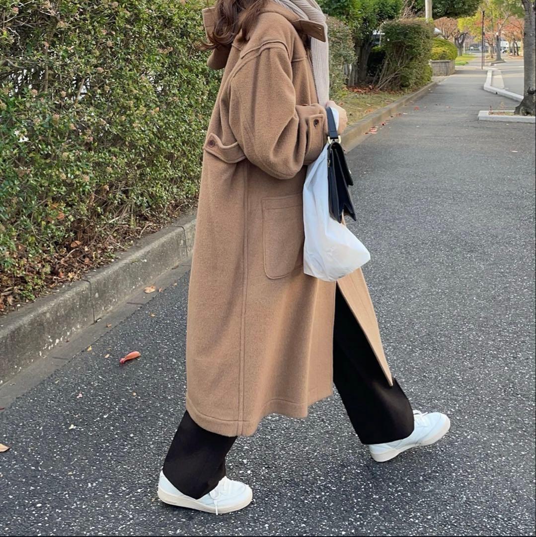 AURALEE ベビーキャメルビッグダッフルコート ユニセックス