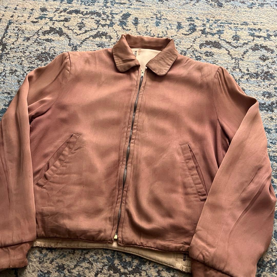 50s アトミック レーヨン ギャバジン ジャケット ギャバジャン ブルゾン