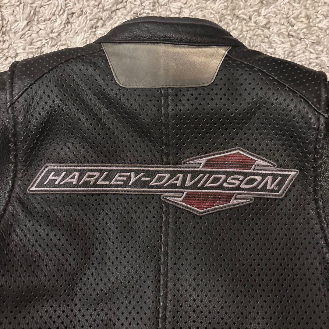 【Harley-Davidson】パンチングレザージャケット