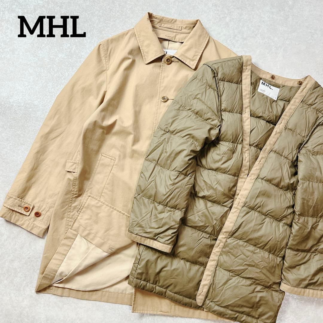 マーガレットハウエル　MHL 2wayトレンチコート　ダウンライナー付　 大きい