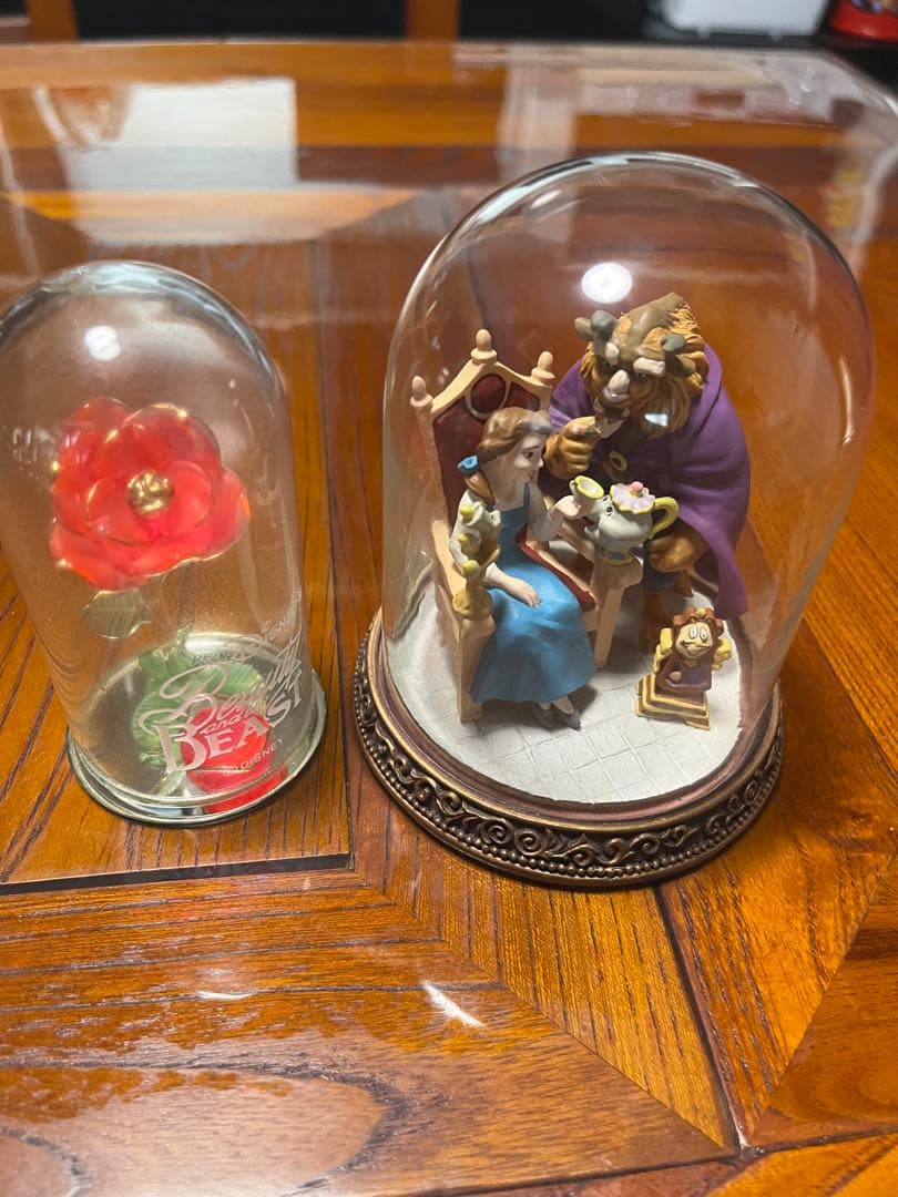 美女と野獣　置物