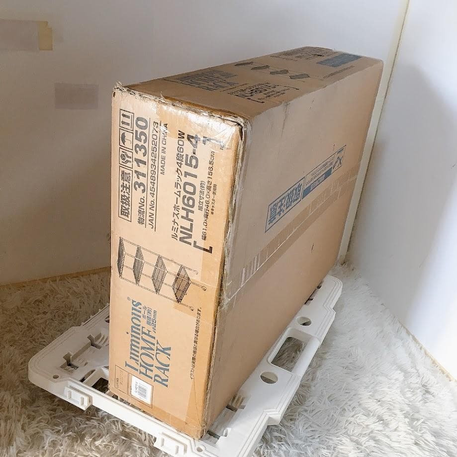 ドウシシャ NLH6015-4 スチールラック ルミナス 収納棚【新品 未開封】