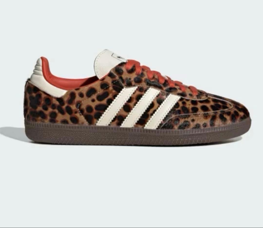 adidas レオパード柄 スニーカー