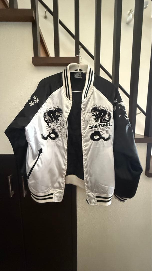 DOG TOWN ドラゴン刺繍 スカジャン