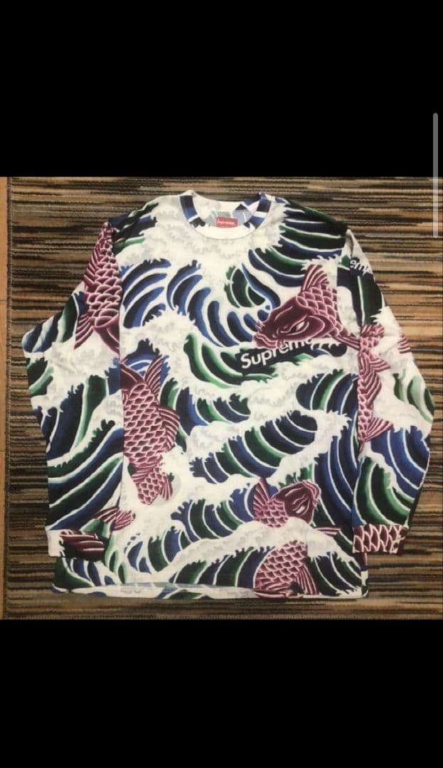 20ss SUPREME Waves L/S thermal long 鯉