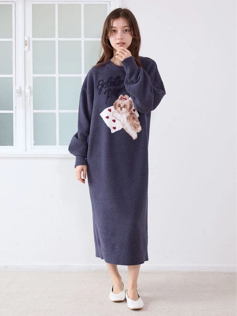 シーズー ジャガードワンピース 新品未使用 ジェラートピケ