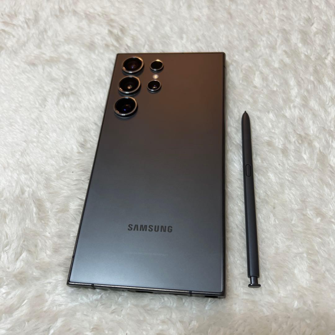 Galaxy S24 ultra 256GB ブラック 美品 j19