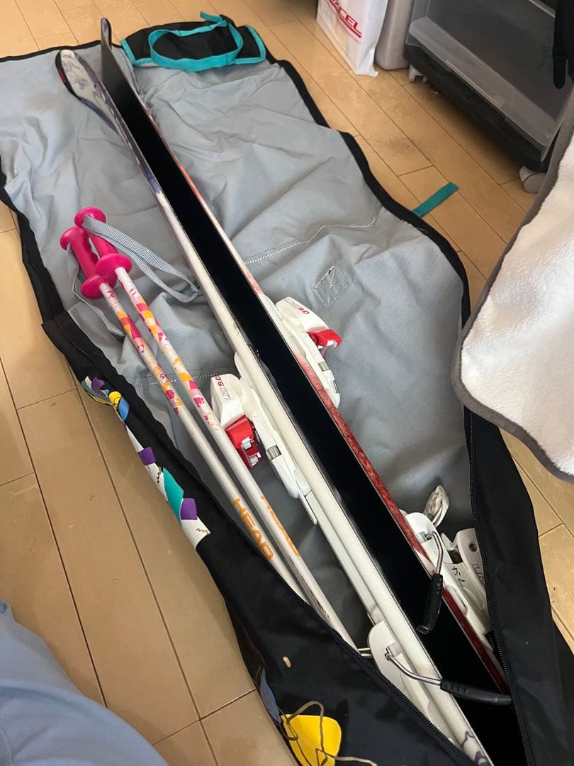 【初心者おすすめ】Hart スキーセット 板 ストック カバー 3点セット