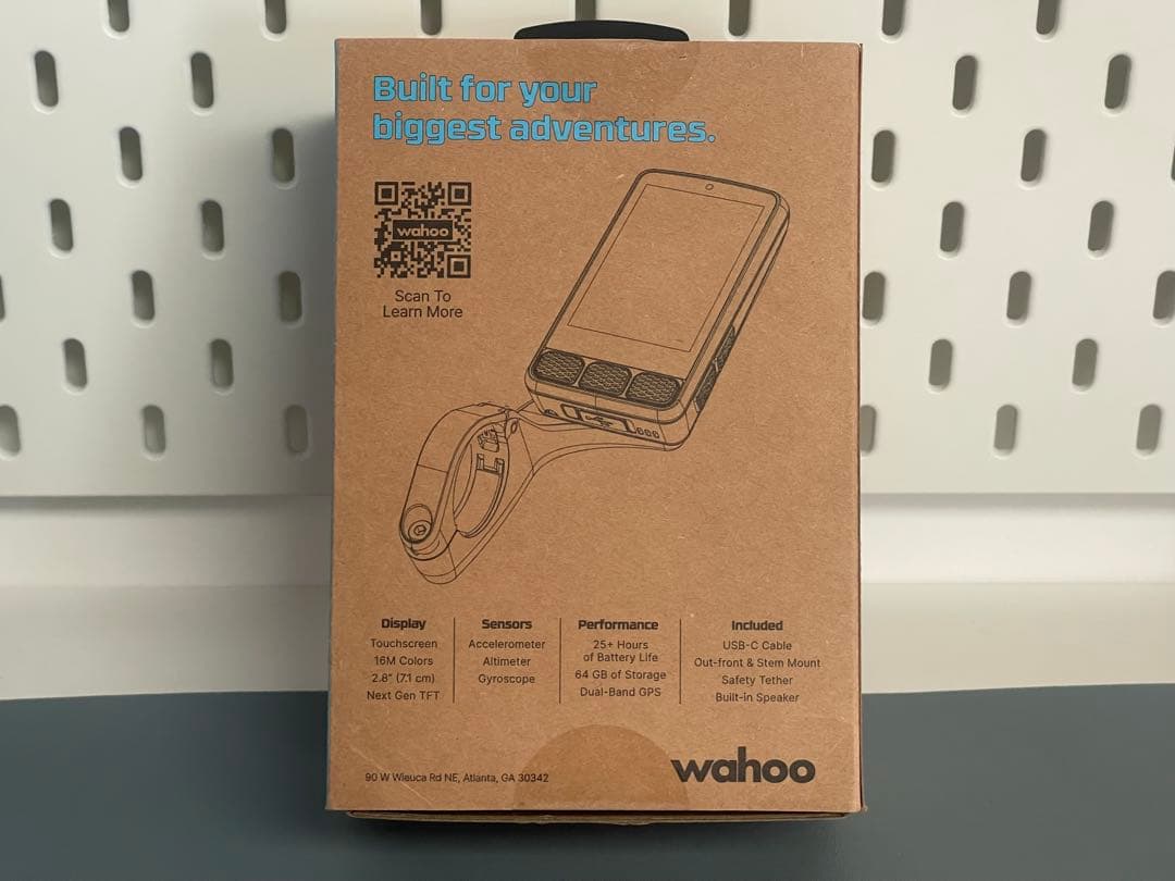 ケイデンス付！Wahoo ELEMENT ROAM 3サイクルコンピューター