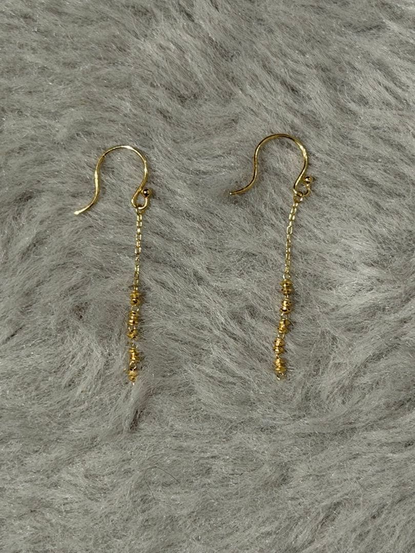 き*こ様 ete K18YGグレイン ピアス