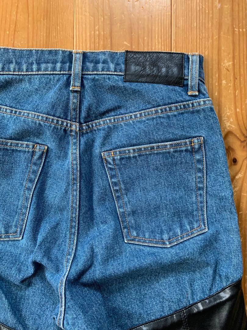 JOHN LAWRENCE SULLIVAN ストレートデニム　サリバン　レザー