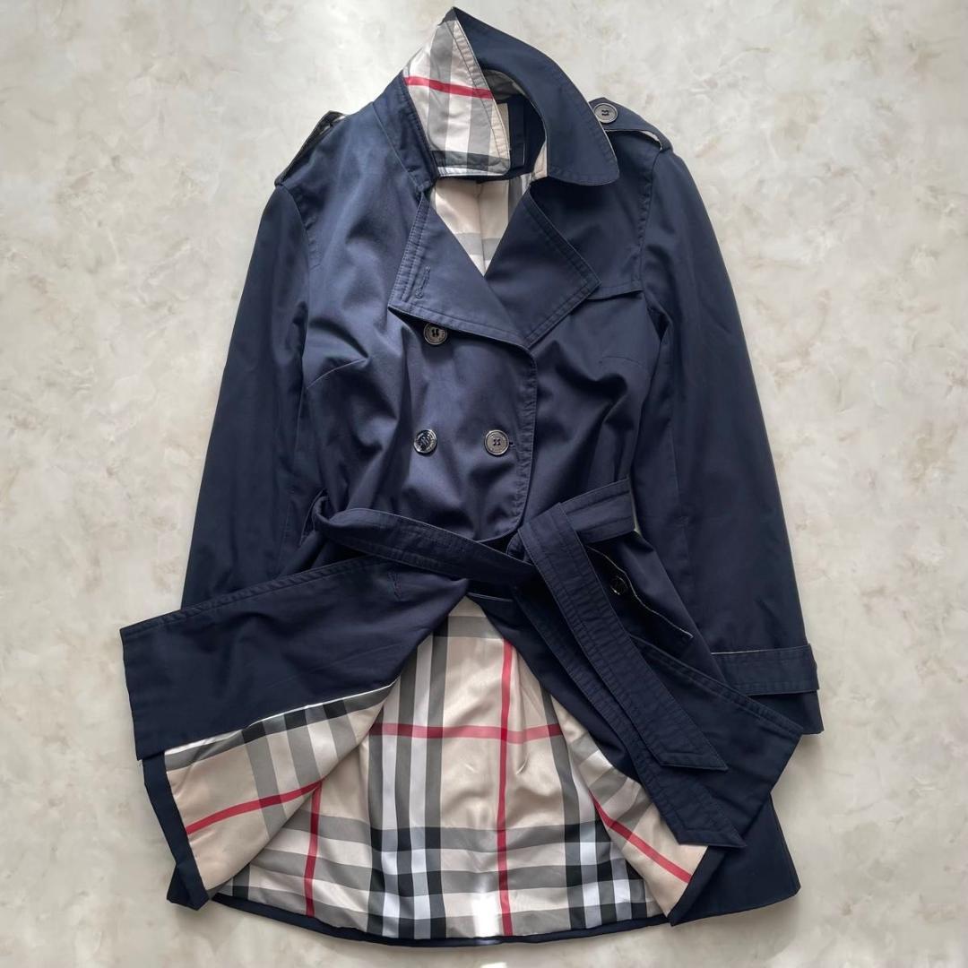 BURBERRY LONDONトレンチコート　ノバチェック　メガチェック　M
