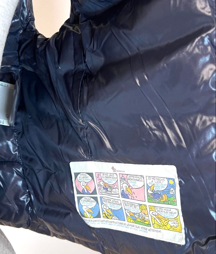 モンクレール ネイビーブルー ダウンベスト サイズ0