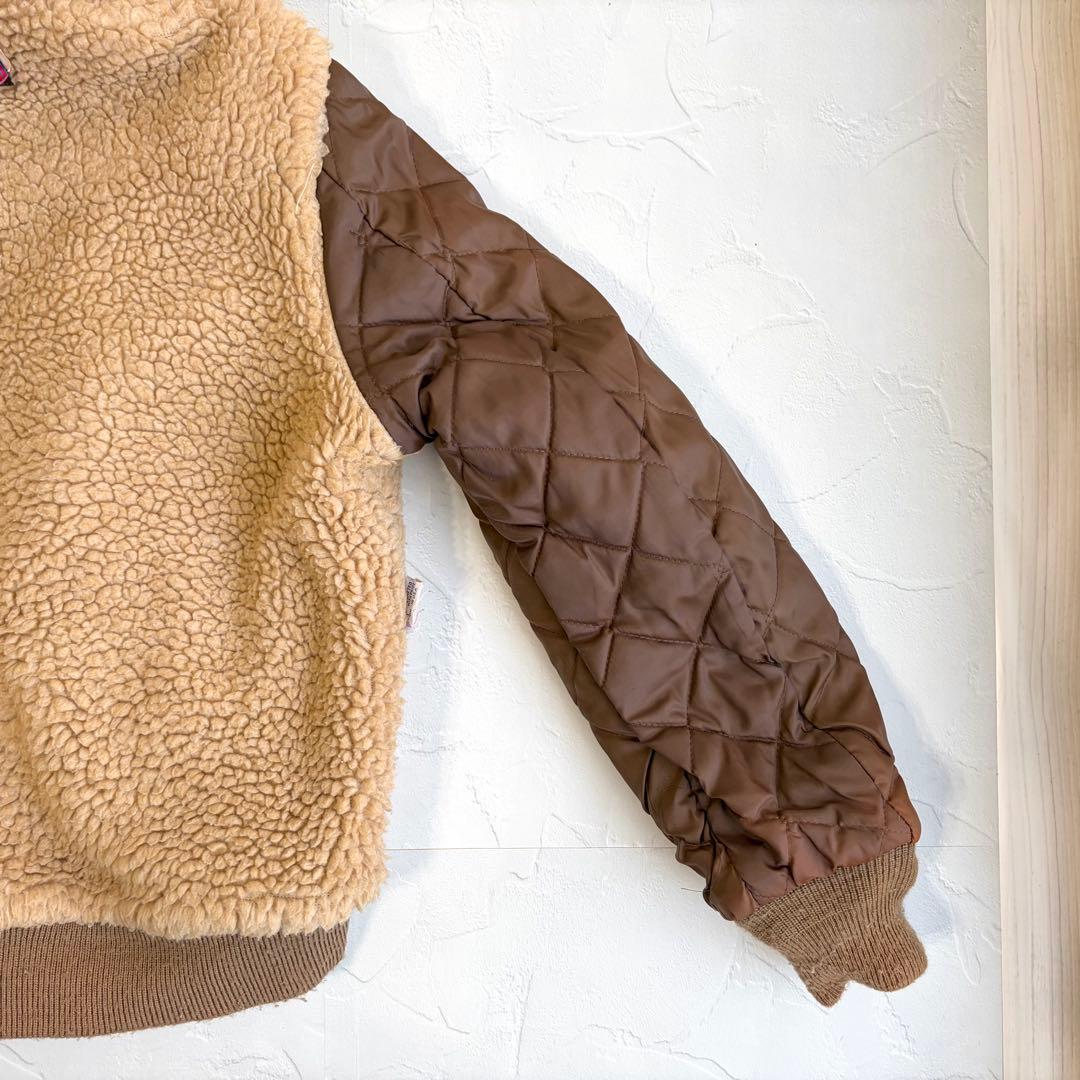 【schott】Suede bomber jacket hoodie 390