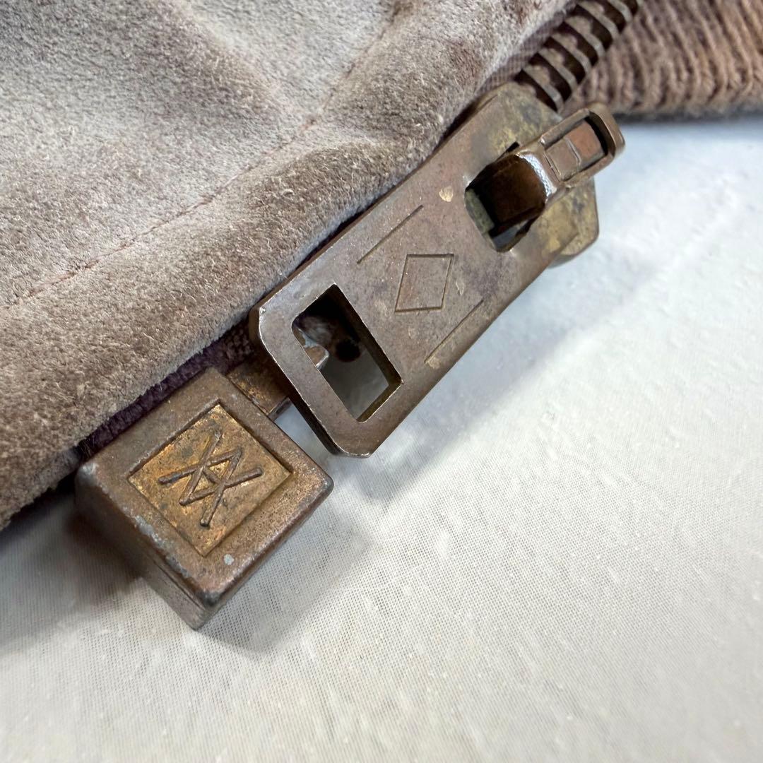 【schott】Suede bomber jacket hoodie 390