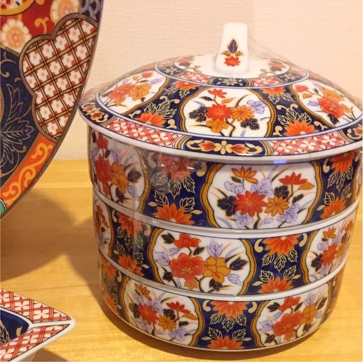 希少品☆庫山窯 前畑陶器 美濃焼 金彩和食器セット☆新品未使用品