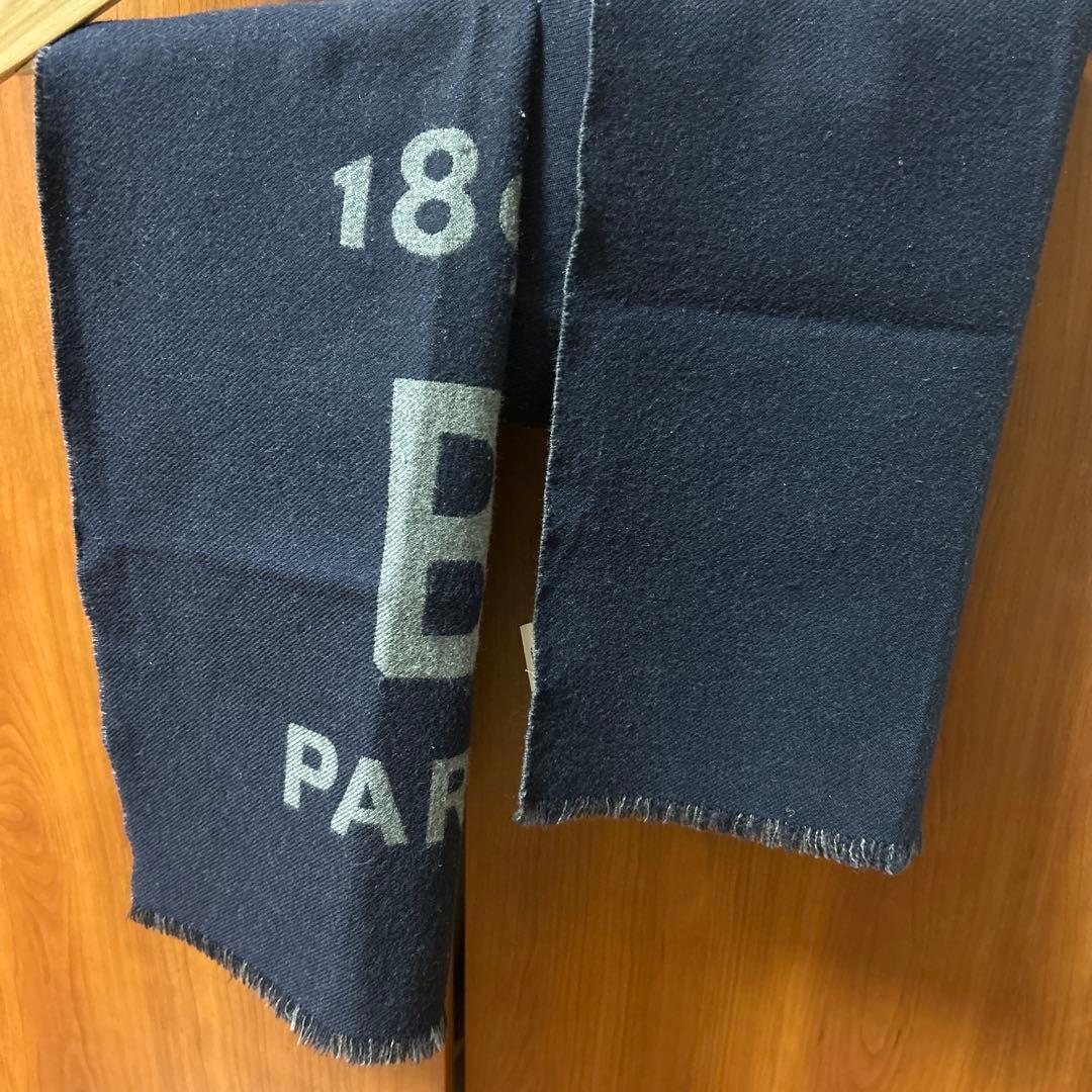 チー坊ベルルッティ　マフラー　ウール100 ストール　リバーシブル