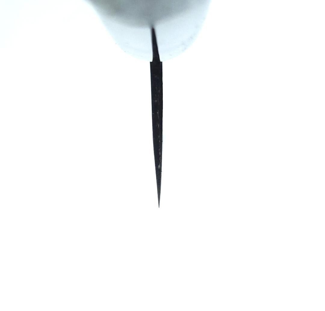 白紙1号 黒打 万能包丁 165㎜ G9365 栗柄 月光作 手作り