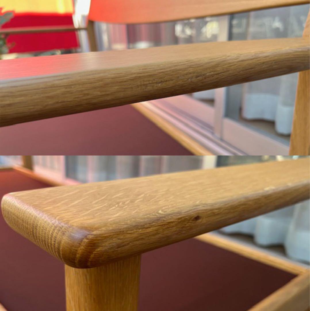 飛騨産業　チグサ　2人掛けソファ　キツツキ　26万　レッドオーク材 モダン　高級