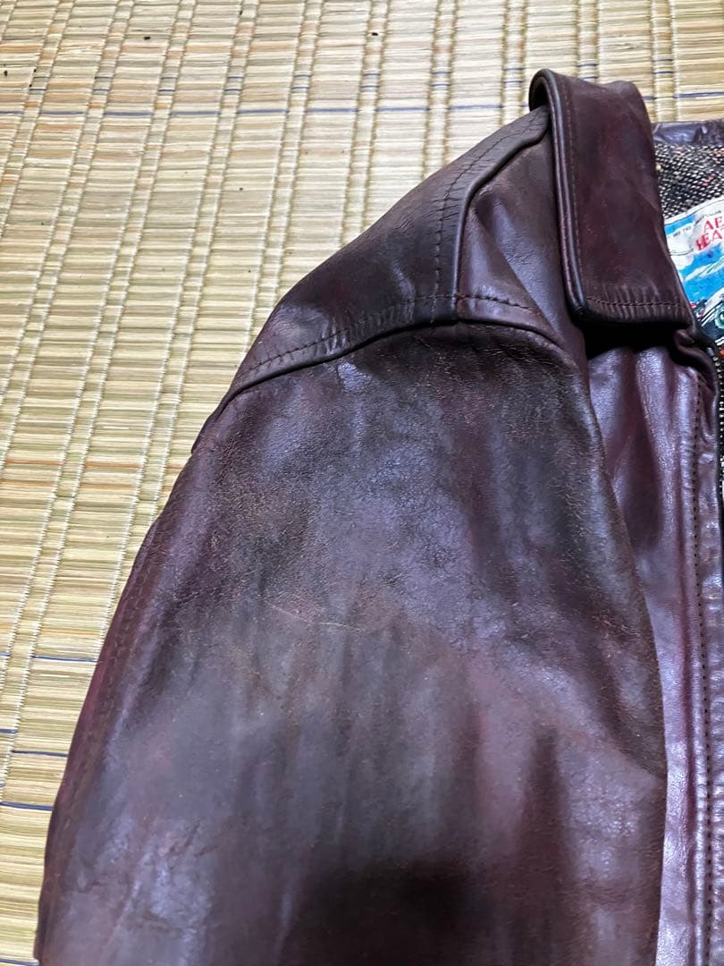 AERO LEATHER ハイウェイマン　馬革ジャケット　サイズ40.