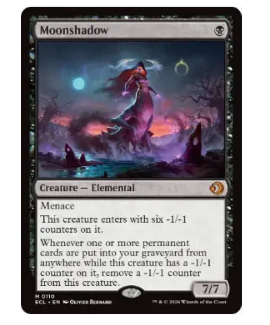 MTG 《月影/Moonshadow》 英語4枚