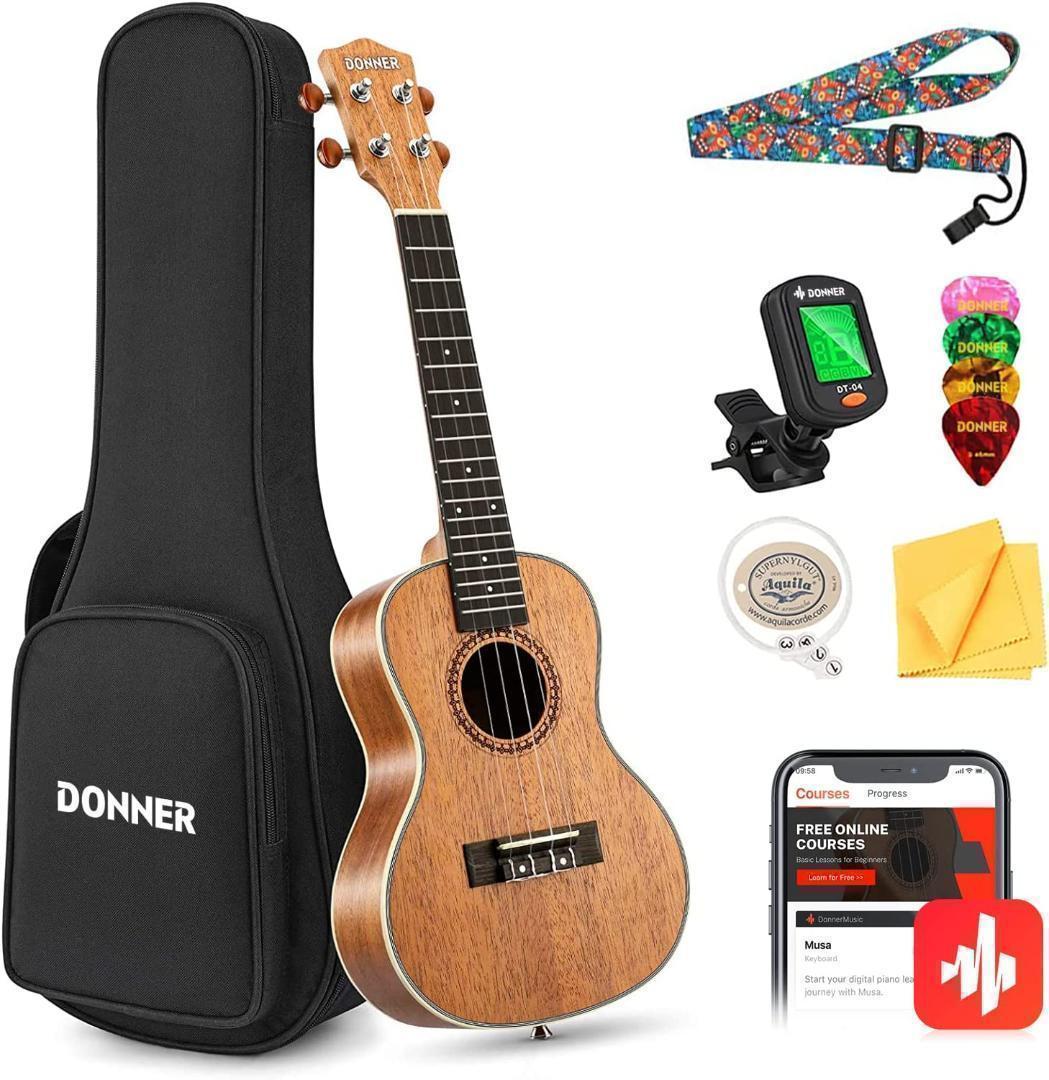 【M2658-96-62】ウクレレ　23インチ　初心者セット 本体　新品