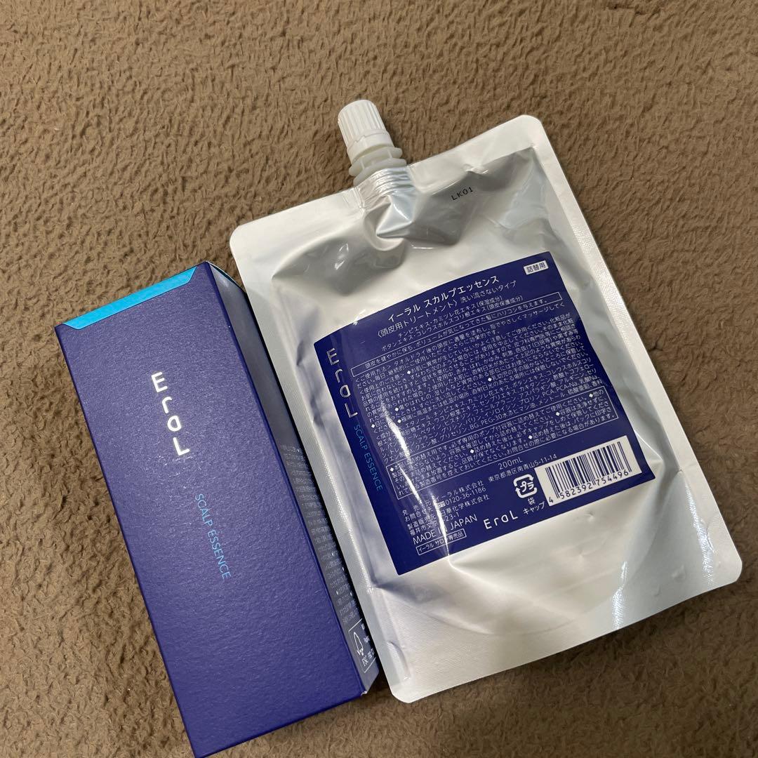【とむ】EraL（イーラル） スカルプエッセンス 80ml＋詰め替えセット