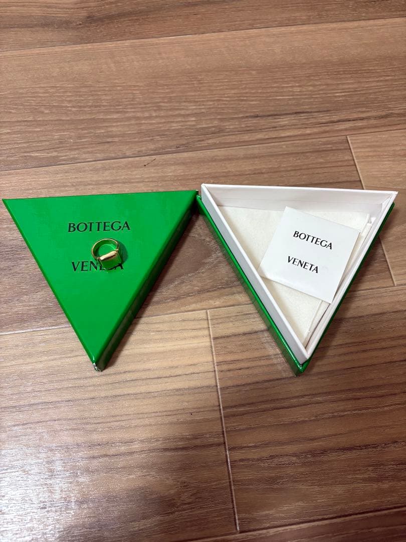 リ*店様 BOTTEGA VENETA ボッテガ　ゴールドスクエアリング