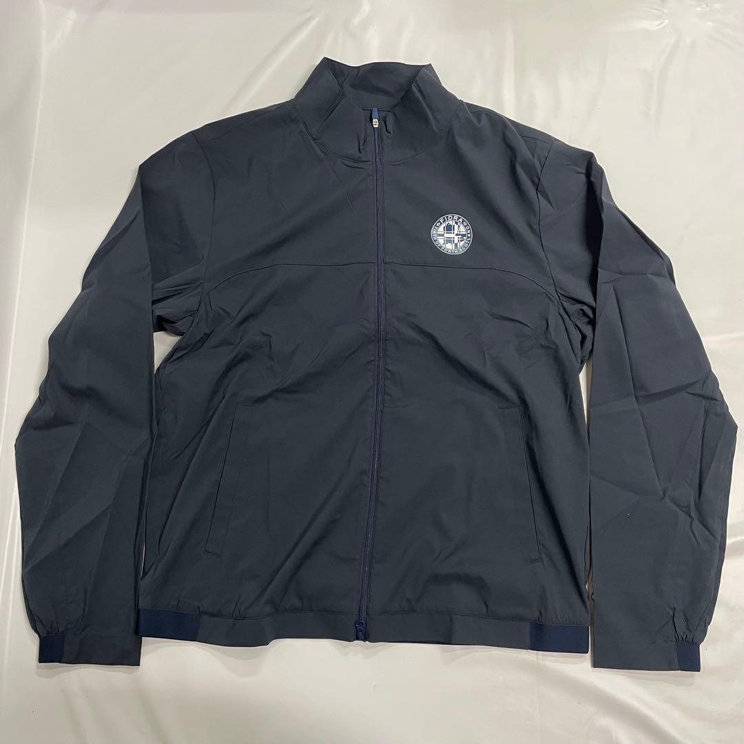 FIDRA ゴルフウェア ストレッチ ブロッキングジャケット XL 紺②