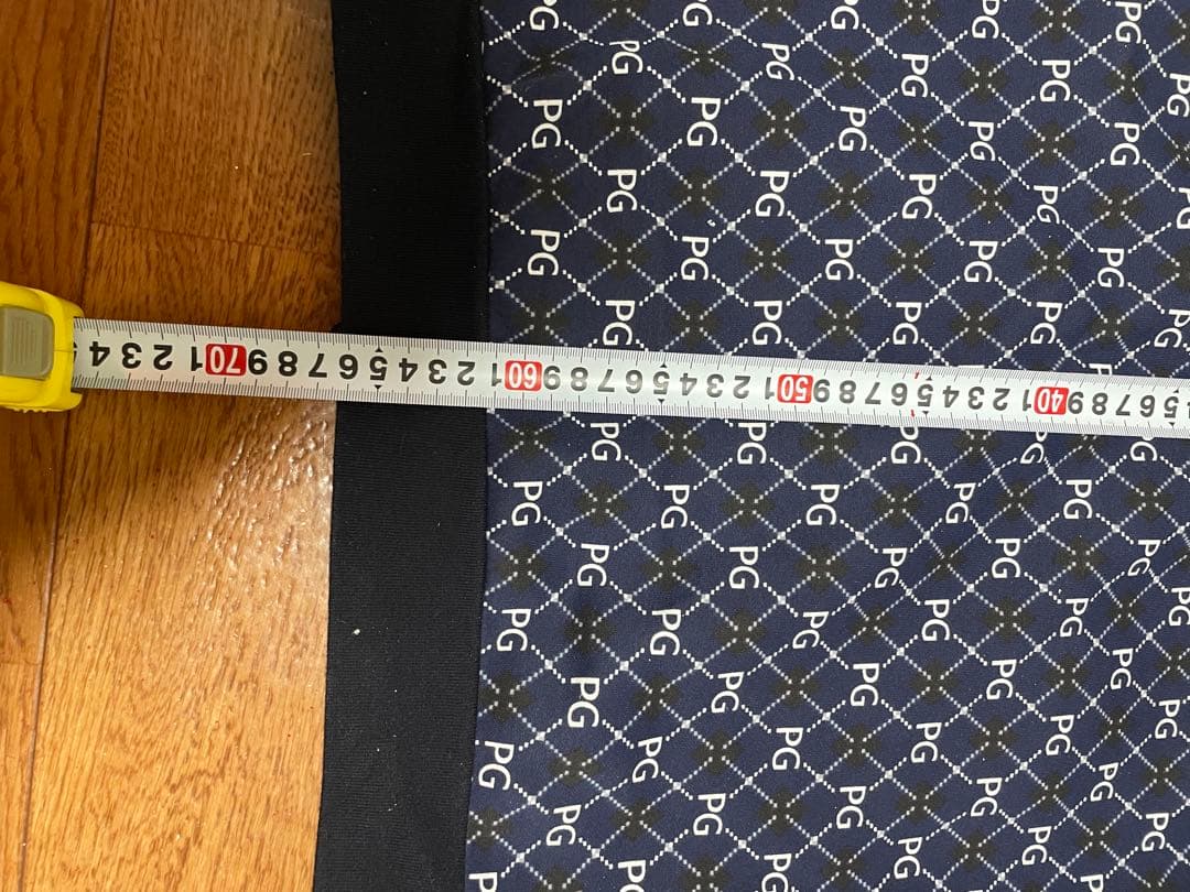 パーリーゲイツ　PGロゴ総柄 ジップアップパーカー ネイビー メンズ