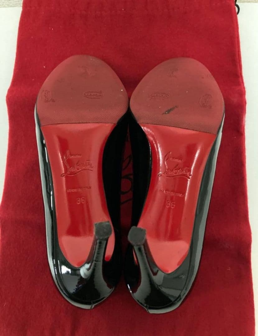 お値下げ！クリスチャンルブタン SINPLE PUMP 85 PATENT