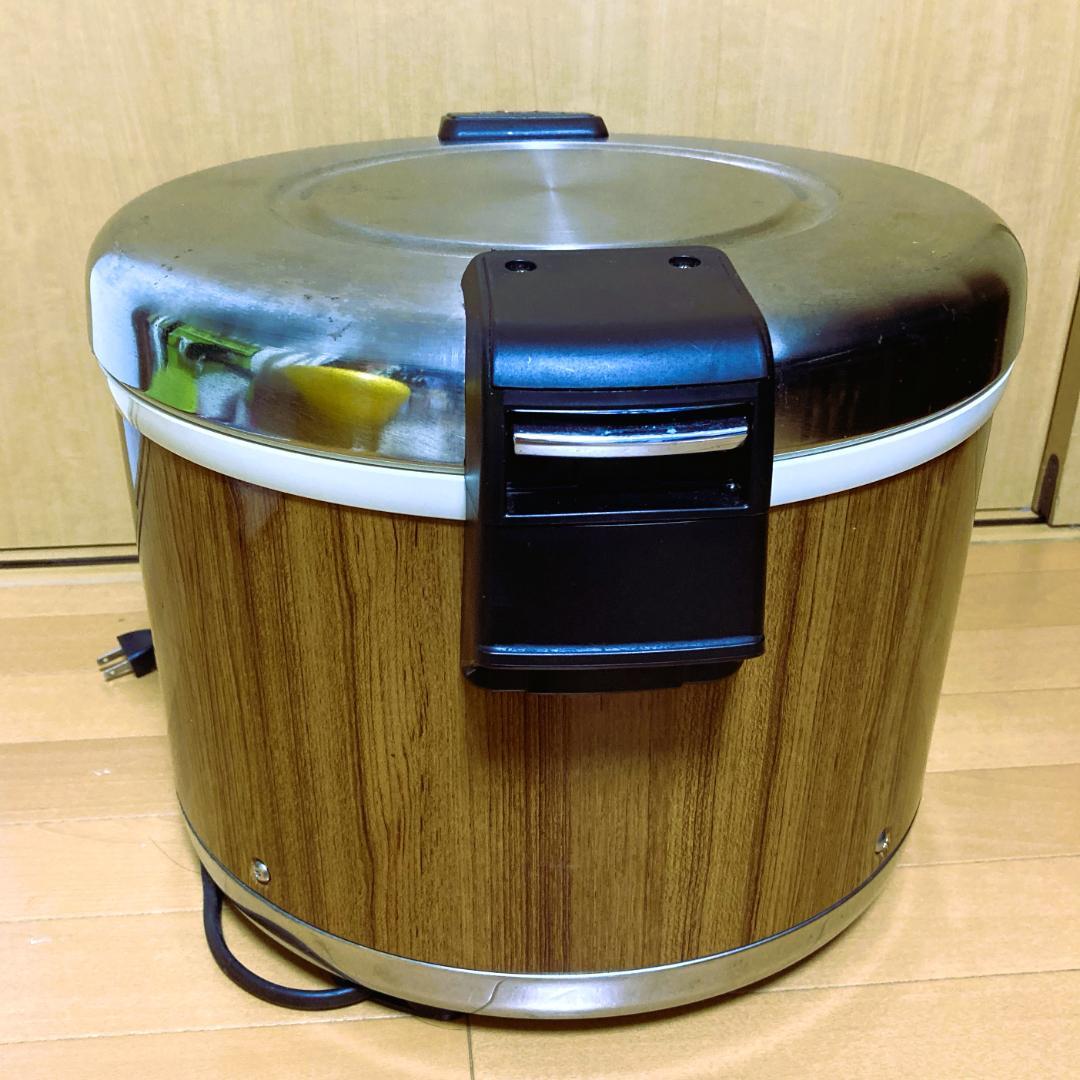 象印　業務用　保温ジャー　3.3升(6L)　木目　美品(使用に問題ない凹みあり)
