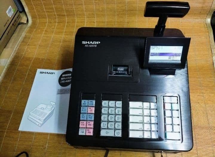 美品シャープレジスター　XE-A207　PC連携売上管理設定無料　991109