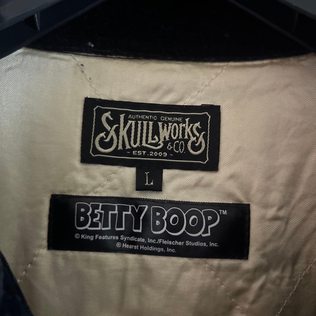 Skull Works ベティ・ブープ スカジャン L