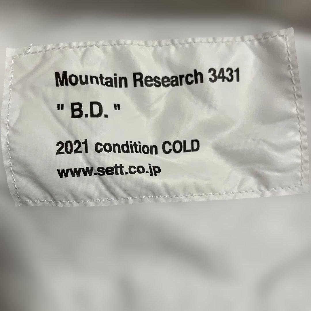 マウンテンリサーチ　BD2021オックスフォード動物刺繍BDシャツ白Lサイズ