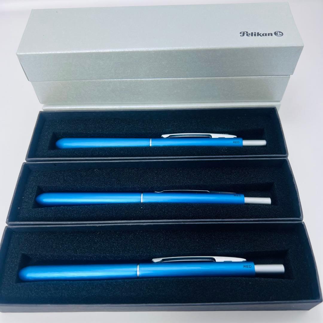 【希少】Pelikan ヴィンテージ 4機能 マルチペン 3本セット 蛍光搭載