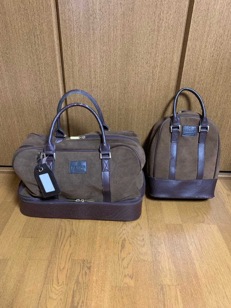 キャディーバッグ　REXTER ボストンバッグ、シューズバッグ3点セット